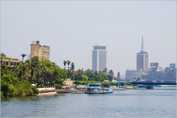 Египет. Город Каир.  Река Нил