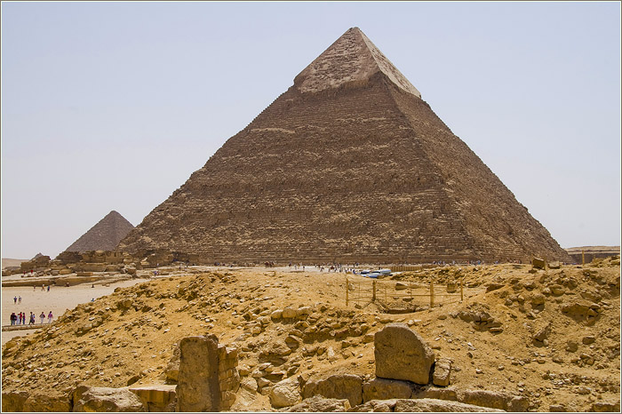 Египет.  Пирамида Хефрена и  пирамида Микерина