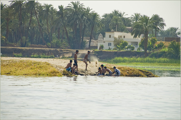 Река Нил. Египет. Люксор