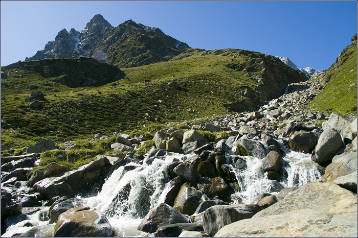 Горная речка на Кавказе