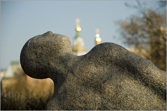 Музеон. Фото.  Парк искусств в Москве. Парк скульптуры за ЦДХ.