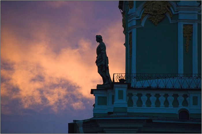 Питер. Зимний дворец и Дворцовая площадь. Санкт-Петербург.